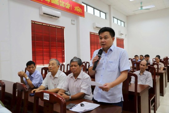 Đại biểu HĐND Thành phố tiếp xúc cử tri huyện Thường Tín 