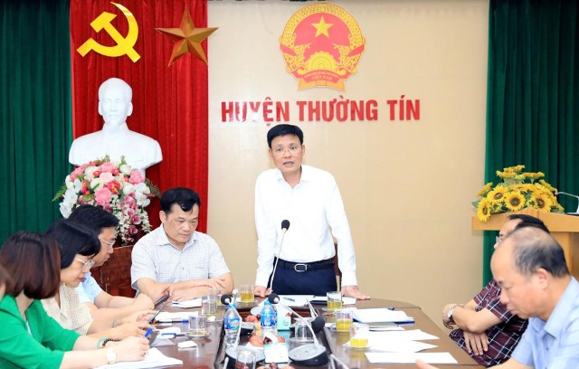 Thường trực HĐND Thành phố khảo sát công tác an toàn thực phẩm tại huyện Thường Tín